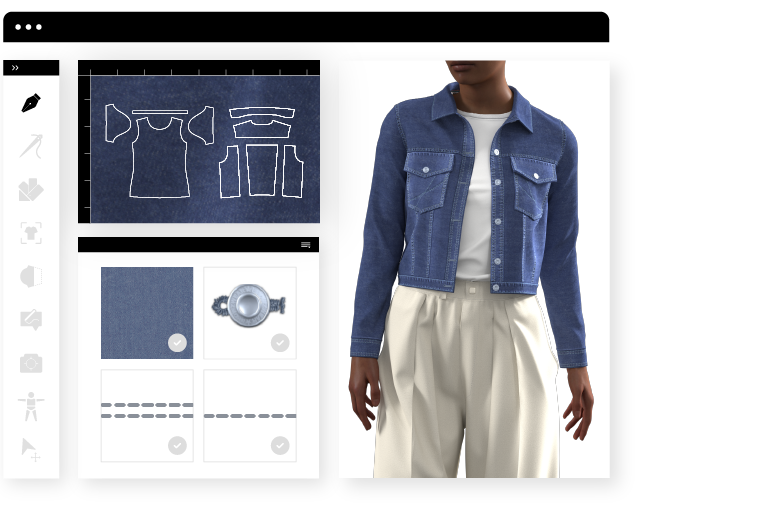 3D Clothing Design Application